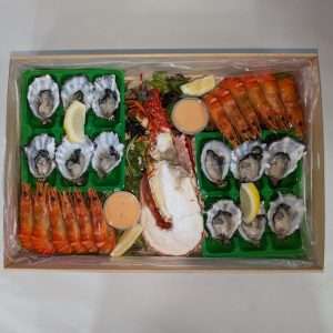 Platter - Half Cray/Oysters/Prawns. Cray @ $150/kg
