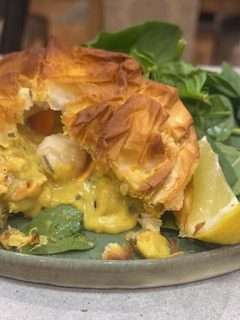 Scallop Curry Pies